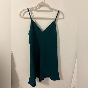 Dark Green Express Mini Dress